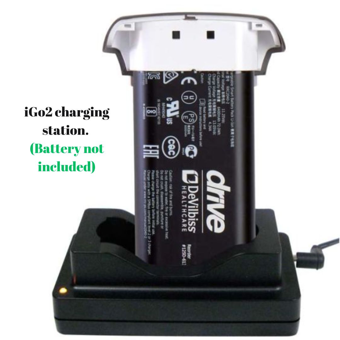 iGO2 Portable Oxygen Concentrator Battery Charger Drive Devilbiss (US) 125CH-613