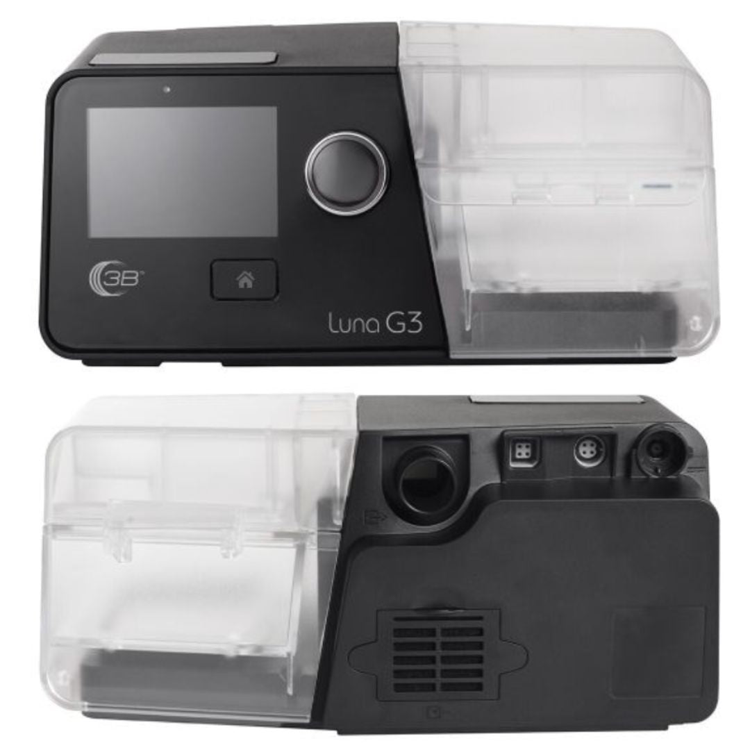 The Luna G3 Auto-CPAP from 3B Medical is loaded with features to make your sleep therapy more convenient and comfortable. RESlex Exhalation Relief automatically detects your breathing rhythm and reduces pressure to improve comfort during exhalation; and the Auto-CPAP algorithm adjusts automatically throughout the night to provide the lowest pressure required to provide comfortable, successful sleep therapy.